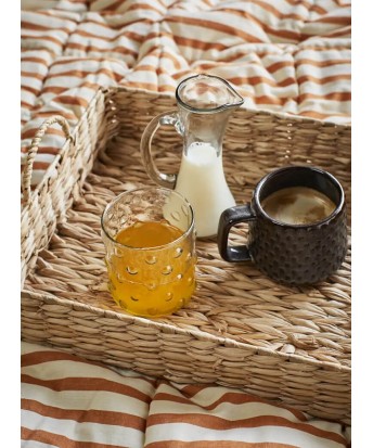 Verre original à bulles