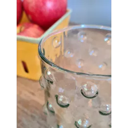 Verre original à bulles