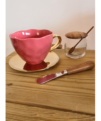 Tasse cappuccino framboise