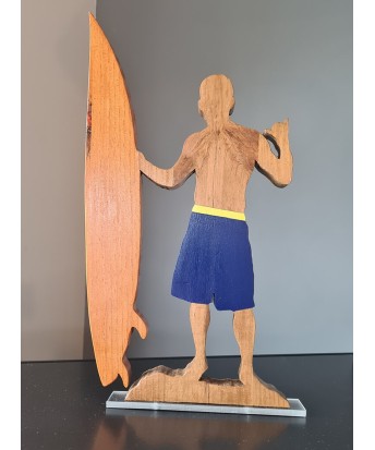 Decoration bois de surfeur