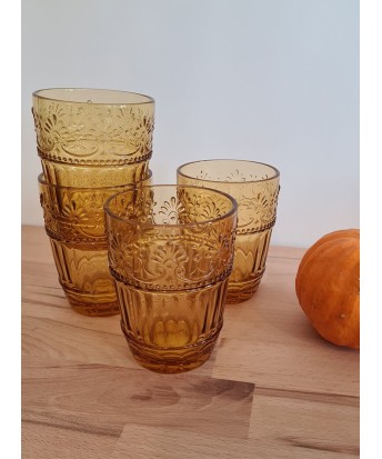 Verre jaune fantaisie