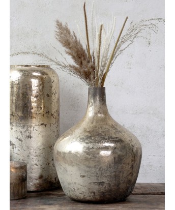 Vase antique argenté