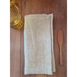 Serviette en lin lavé