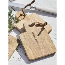 Lot 3 mini planches bois brut