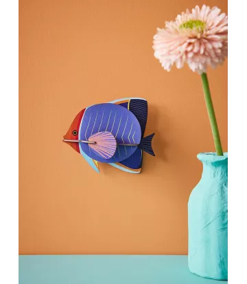 Décoration murale à monter soi-même : Poisson Butterfly