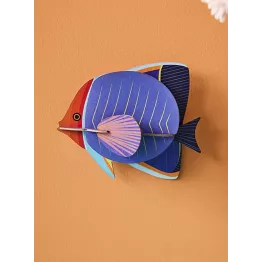 Décoration murale à monter soi-même : Poisson Butterfly