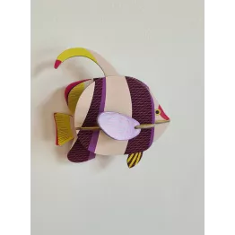 Poisson en carton à monter soi-même