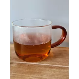 Tasse thé en verre