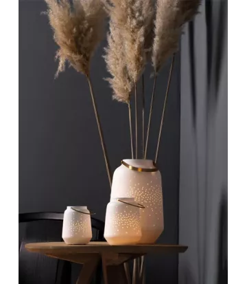 Petit photophore porcelaine