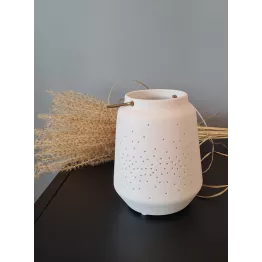 Petit photophore porcelaine