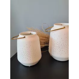 Petit photophore porcelaine