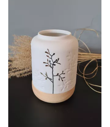 Photophore en porcelaine