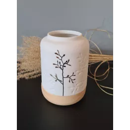 Photophore en porcelaine