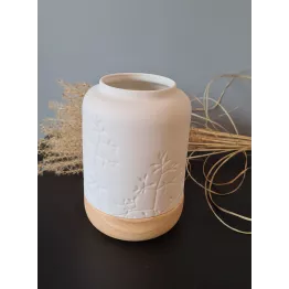 Photophore en porcelaine