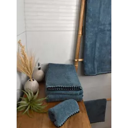 Essuie-main bleu stone