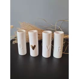 Set mini-vases LOVE