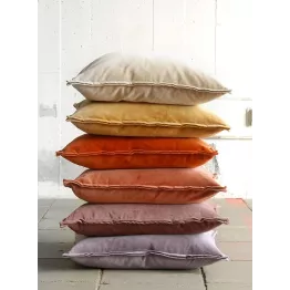 Housse de coussin en velours
