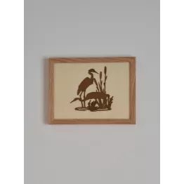 Cadre couple échassiers