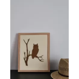 Cadre hibou