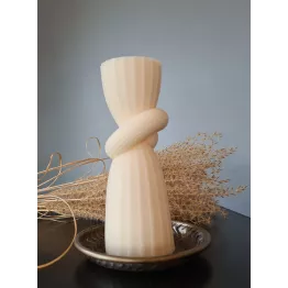 Bougie cire végétale décorative