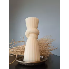 Bougie cire végétale décorative