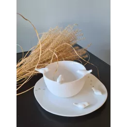 Petite assiette porcelaine