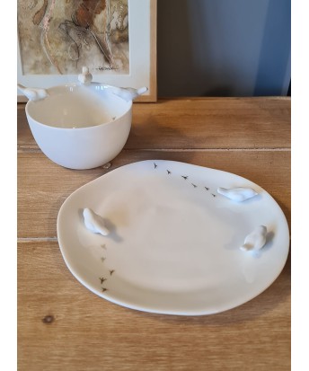 Petite assiette porcelaine