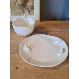 Petite assiette porcelaine