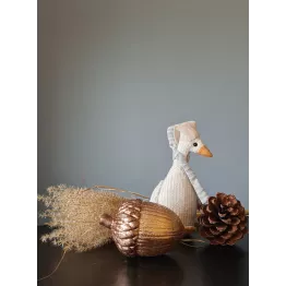 Décoration de table gland doré