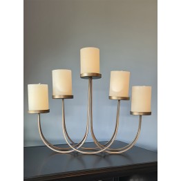 Chandelier 5 branches en laiton