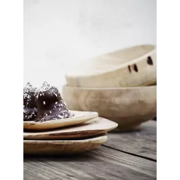 Bol en bois de Paulownia