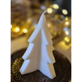 Bougie sapin de noël