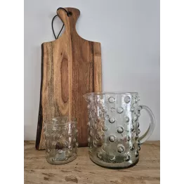 carafe à bulles en verre