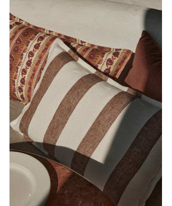 Housse coussin lin lavé