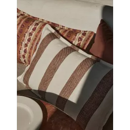 Housse coussin lin lavé