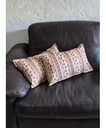 Housse de coussin imprimé