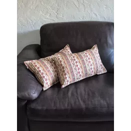 Housse de coussin imprimé