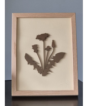 Cadre fleur de pissenlit