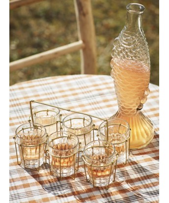 Nappe coton à carreaux