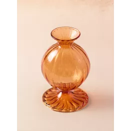 Petit vase en verre coloré
