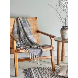 Joli plaid en coton recyclé