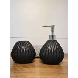 Distributeur de savon liquide diamant noir