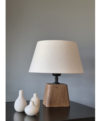 Pied de lampe en bois