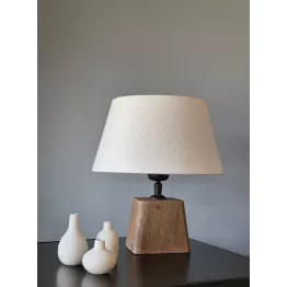 Pied de lampe en bois