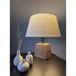 Pied de lampe en bois