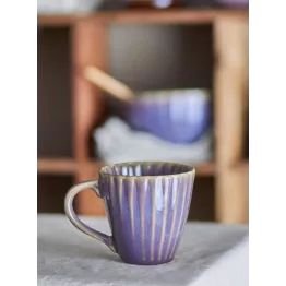 Tasse grès violette