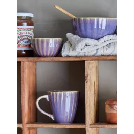 Tasse grès violette