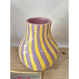 Vase rayé