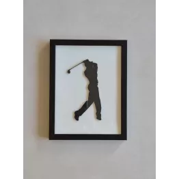 Cadre joueur de golf 18X24