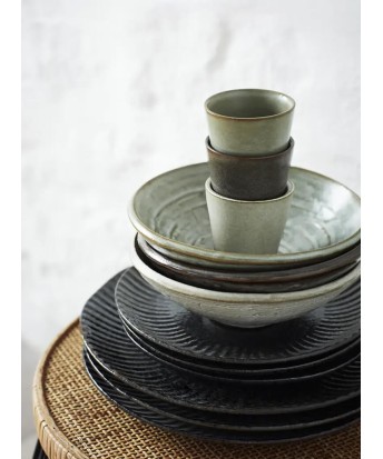 Trio gobelets en grès